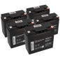 Preview: Akkusatz 60V 23Ah statt 20Ah für ECO ENGEL 500er Serie 5x 12V 23Ah AGM Akku