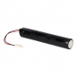 Preview: Akkupack 3,6V 5Ah NiCd Notleuchten L1x3 mit AMP Stecker