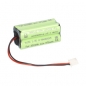 Preview: 4,8V 600mAh AAA Ni-MH Mexcel Notleuchten Akkupack NS4/600AAAHT Kabel und Stecker