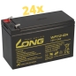 Preview: Akkuset kompatibel mit Benning Enertronic S 10kVA , bestehend aus 24 Bleiakkus 12V 7,2 Ah mit 6,3mm Faston