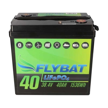 Preview: FLYBAT LiFePO4 Akku 36V (38,4V) 40Ah inkl. Bluetooth und CanBus