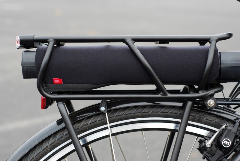 Neopren E-Bike Akku-Cover für Gepäckträger-Akku Schutzhülle für Bosch Shimano 