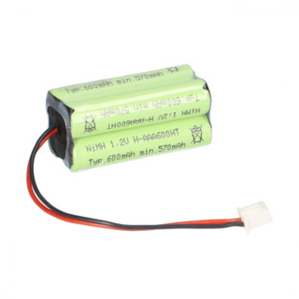 4,8V 600mAh AAA Ni-MH Mexcel Notleuchten Akkupack NS4/600AAAHT Kabel und Stecker