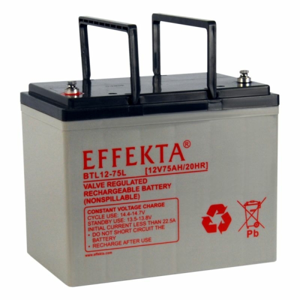 Effekta BTL 12-75LX Blei-Vlies Akku