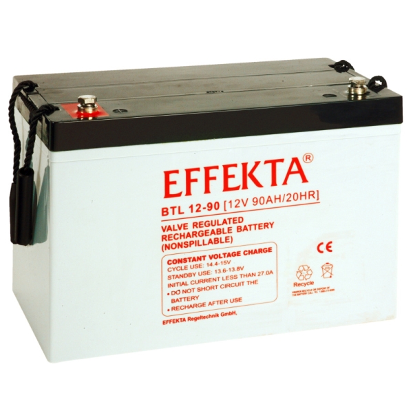 Effekta BTL 12-90 Blei-Vlies Akku