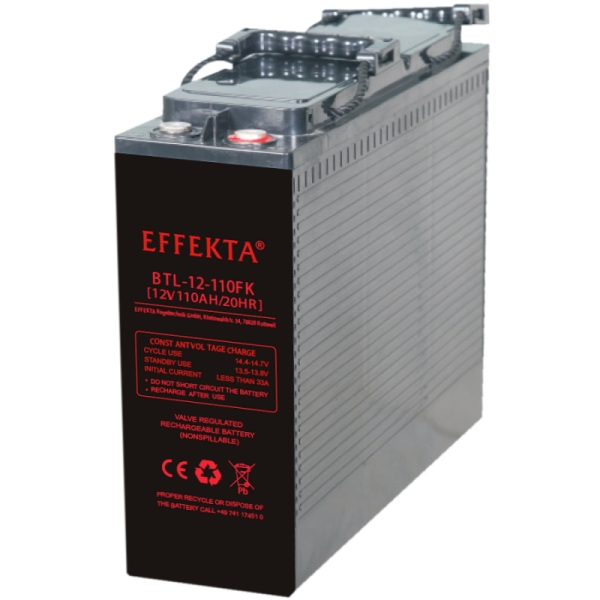 Effekta BTL 12-110FK Frontterminal Blei-Vlies Akku